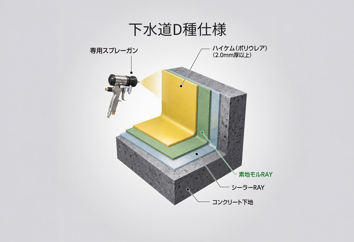 下水道「D種」の仕様・許認可